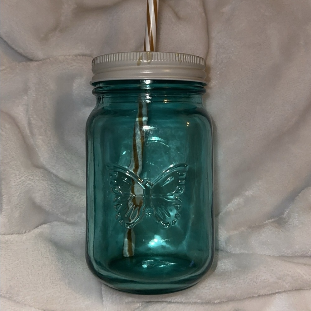 Pioneer Woman Mason Jar Drinking Glasses- Set of 4